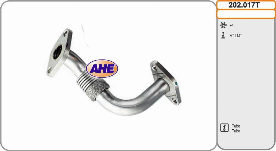 AHE 202.017T - Cooler, exhaust gas recirculation car-mod.net