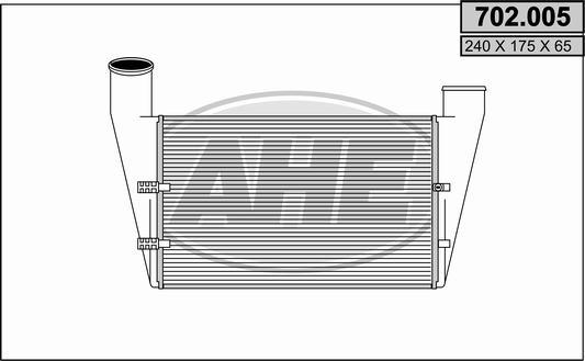 AHE 702.005 - Intercooler, charger car-mod.net