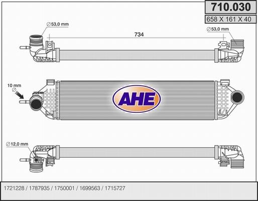 AHE 710.030 - Intercooler, charger car-mod.net