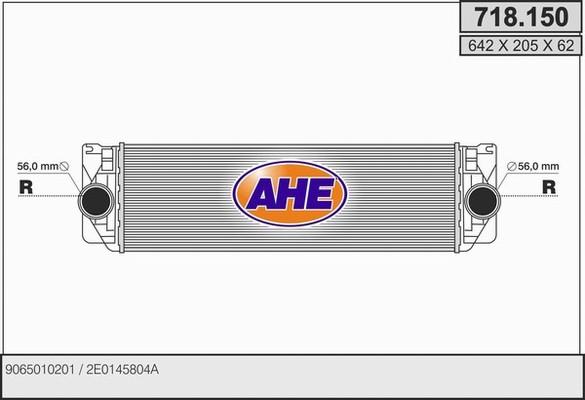AHE 718.150 - Intercooler, charger car-mod.net