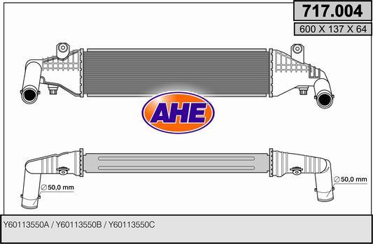 AHE 717.004 - Intercooler, charger car-mod.net