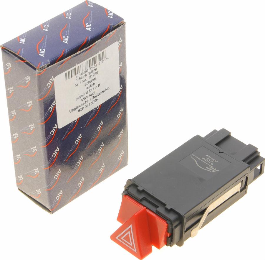 AIC 51939 - Hazard Light Switch car-mod.net