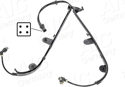AIC 51692 - ABS sensor, wheel speed car-mod.net
