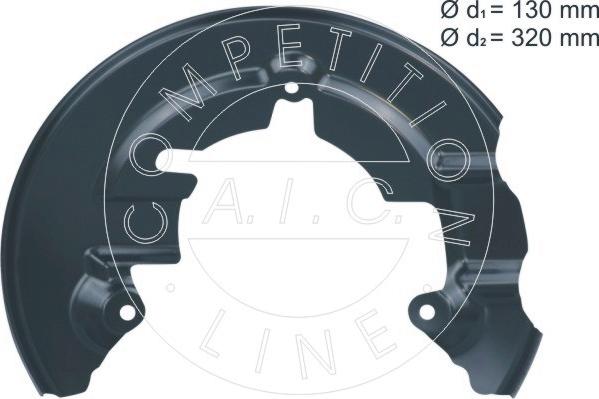 AIC 58103 - Splash Panel, guard, brake disc car-mod.net