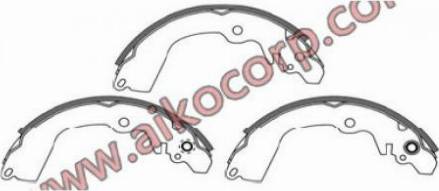 AIKO FN6701 - Drum Brake Shoe Set car-mod.net