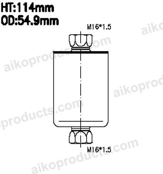 AIKO JG481 - Fuel filter car-mod.net