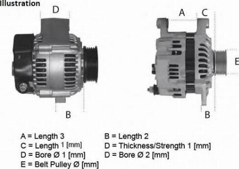 AINDE CGB-82990 - Alternator car-mod.net