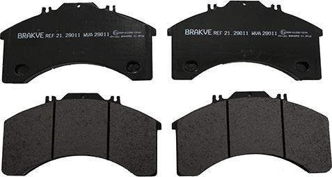 AIR FREN 21.29011 - Brake Pad Set, disc brake car-mod.net