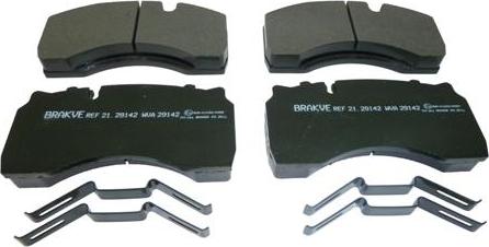 AIR FREN 21.29142 - Brake Pad Set, disc brake car-mod.net