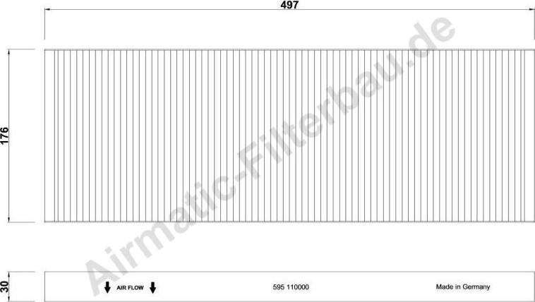 Airmatic IF0595 - Filter, interior air car-mod.net