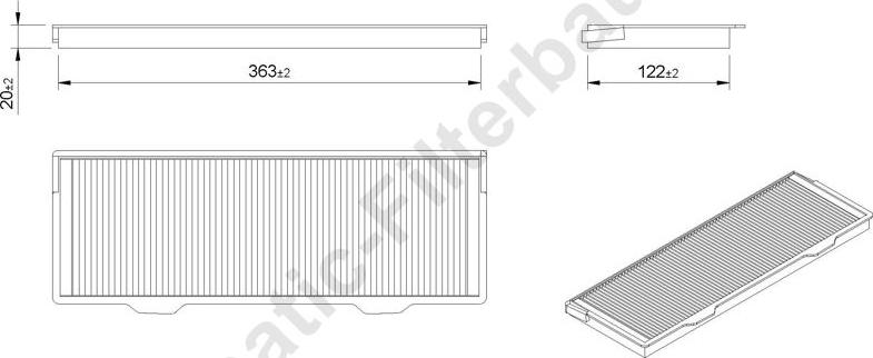 Airmatic IF0563 - Filter, interior air car-mod.net