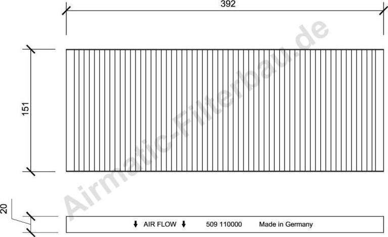 Airmatic IF0509 - Filter, interior air car-mod.net