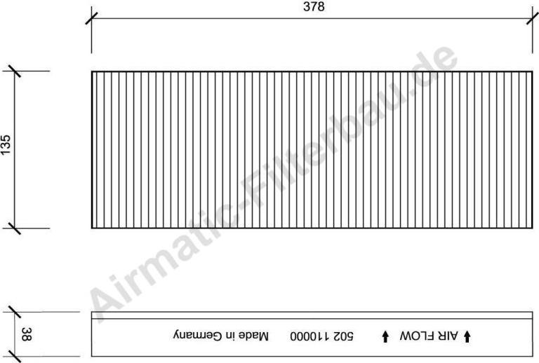 Airmatic IF0502 - Filter, interior air car-mod.net