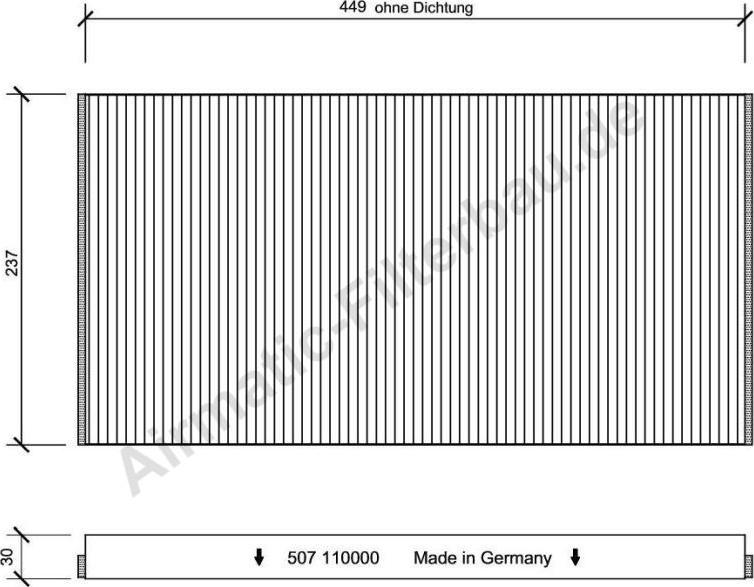 Airmatic IF0507 - Filter, interior air car-mod.net