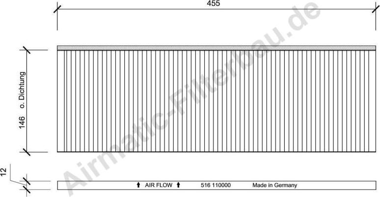 Airmatic IF0516 - Filter, interior air car-mod.net