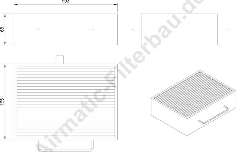 Airmatic IF0518 - Filter, interior air car-mod.net