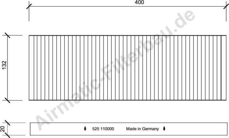 Airmatic IF0525 - Filter, interior air car-mod.net