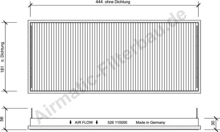 Airmatic IF0526 - Filter, interior air car-mod.net