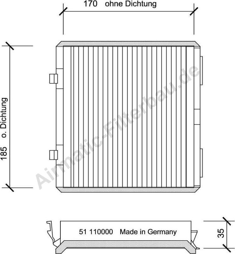 Airmatic IF0051 - Filter, interior air car-mod.net