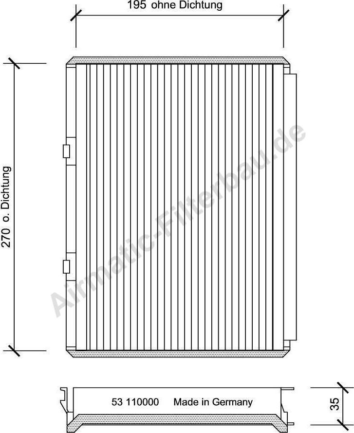 Airmatic IF0053 - Filter, interior air car-mod.net
