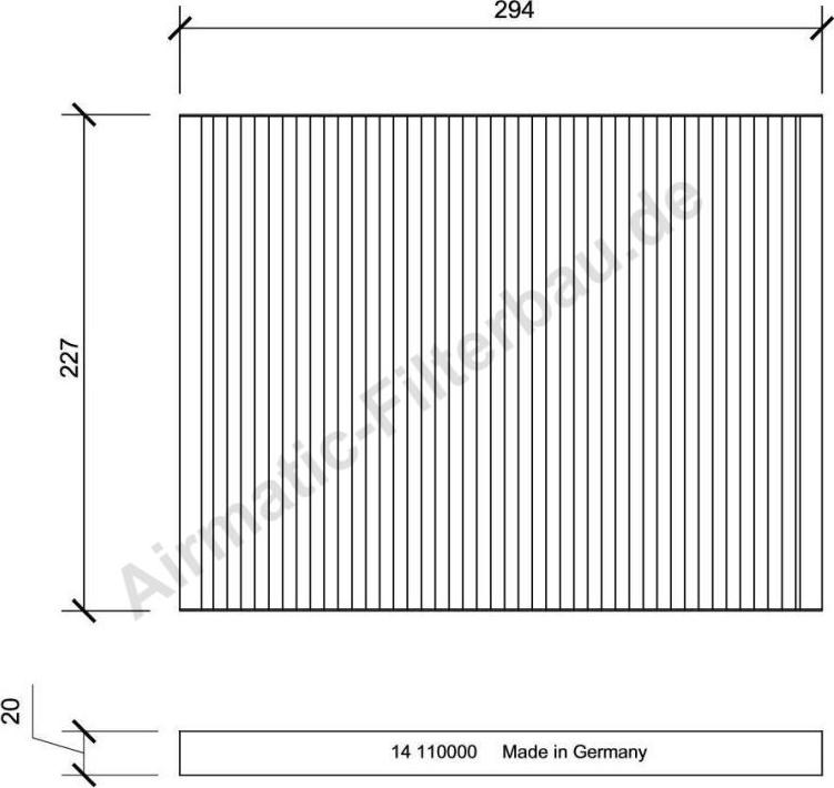 Airmatic IF0014 - Filter, interior air car-mod.net