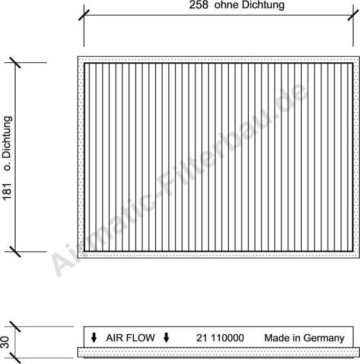 Airmatic IF0021 - Filter, interior air car-mod.net