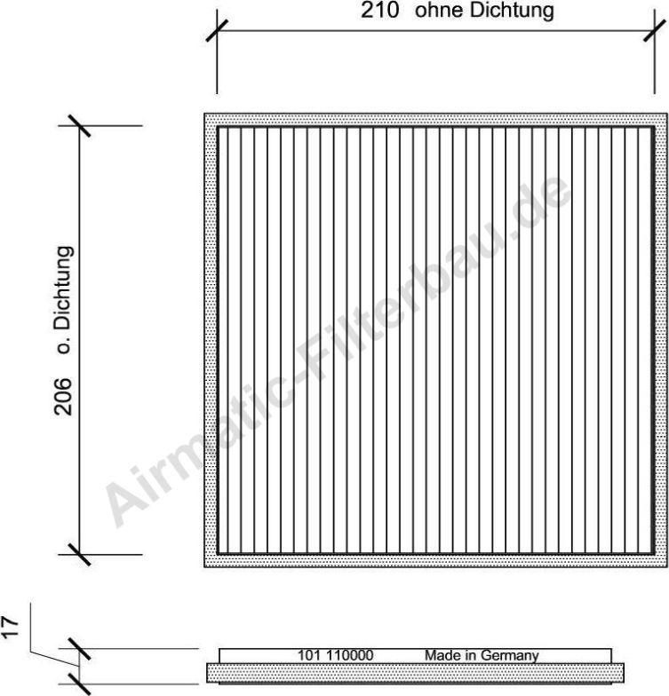Airmatic IF0101 - Filter, interior air car-mod.net