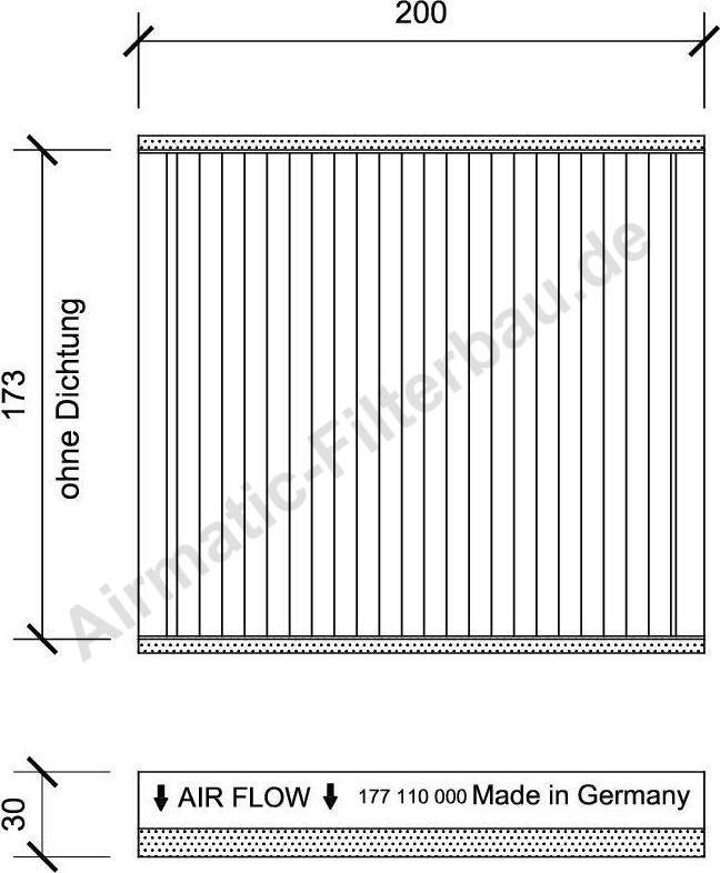 Airmatic IF1177 - Filter, interior air car-mod.net