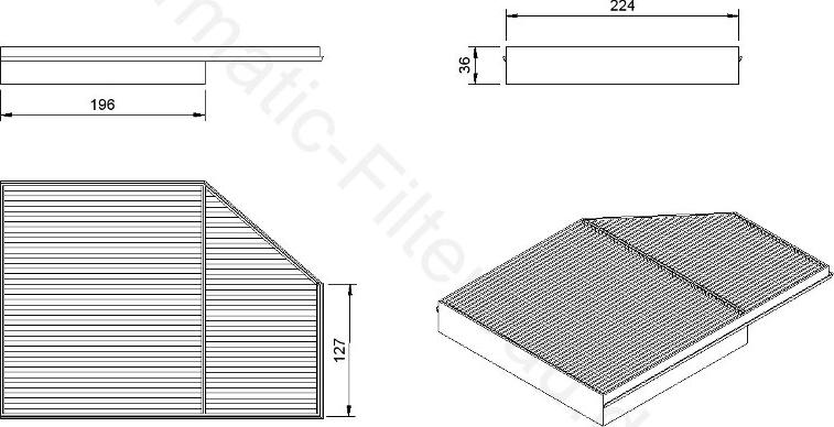 Airmatic IF0854 - Filter, interior air car-mod.net