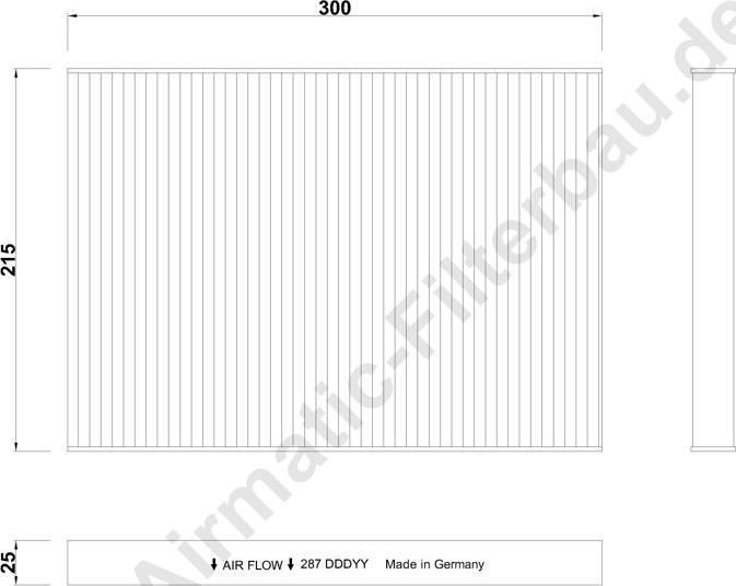 Airmatic IF0287 - Filter, interior air car-mod.net