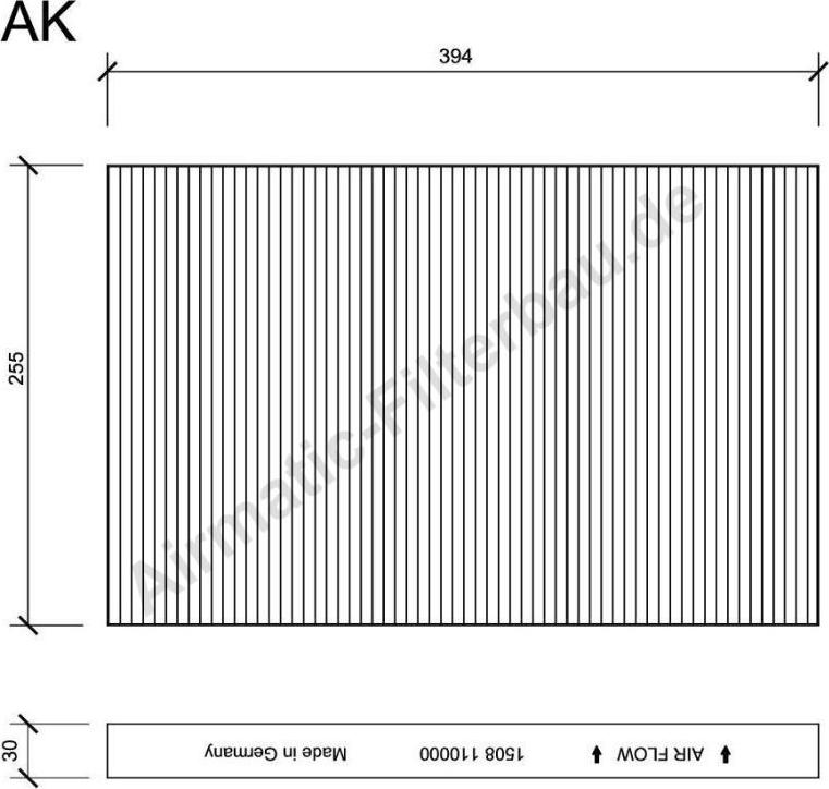 Airmatic IF1508 - Filter, interior air car-mod.net
