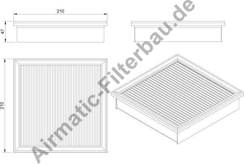 Airmatic IF1617 - Filter, interior air car-mod.net