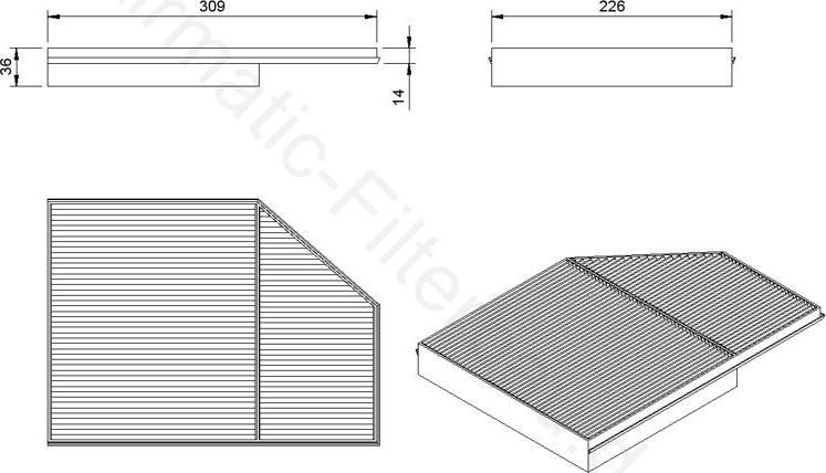 Airmatic IF1853 - Filter, interior air car-mod.net