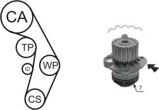 Airtex WPK-177405 - Water Pump & Timing Belt Set car-mod.net