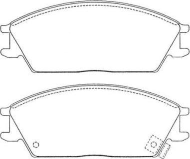 AISIN ASN-112W - Brake Pad Set, disc brake car-mod.net
