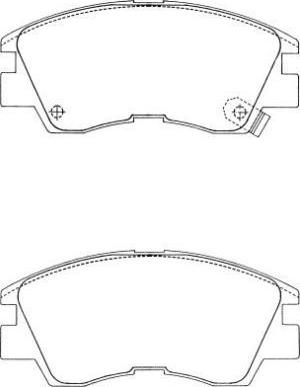 AISIN ASN-189 - Brake Pad Set, disc brake car-mod.net