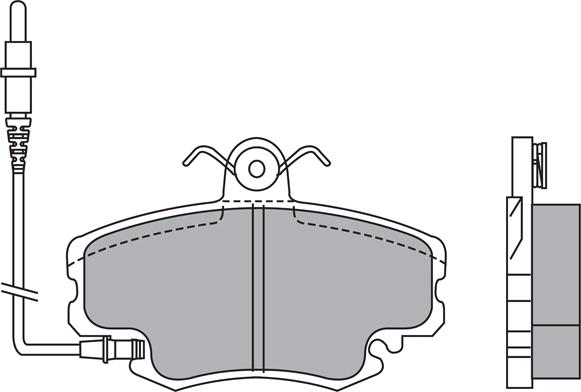 AISIN ASN-2199 - Brake Pad Set, disc brake car-mod.net