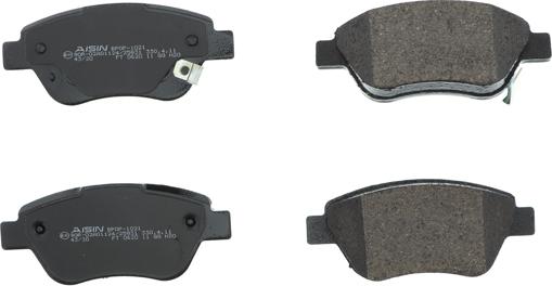 AISIN BPOP-1021 - Brake Pad Set, disc brake car-mod.net