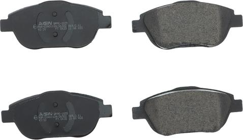 AISIN BPPE-1035 - Brake Pad Set, disc brake car-mod.net