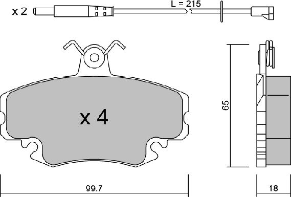AISIN BPRE-1004 - Brake Pad Set, disc brake car-mod.net