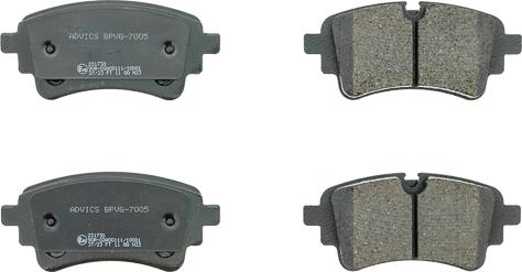 AISIN BPVG-7005 - Brake Pad Set, disc brake car-mod.net