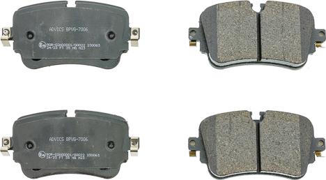 AISIN BPVG-7006 - Brake Pad Set, disc brake car-mod.net