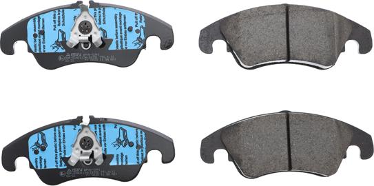 AISIN BPVW-1041 - Brake Pad Set, disc brake car-mod.net