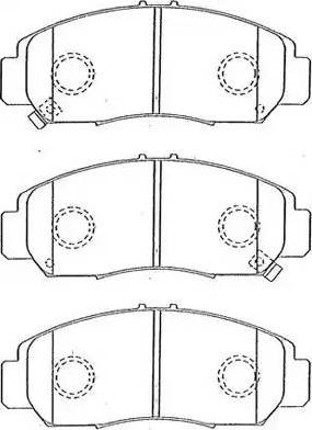 AISIN C1N030 - Brake Pad Set, disc brake car-mod.net