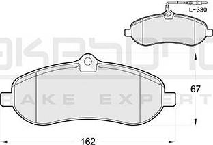Akebono AN-4452WK - Brake Pad Set, disc brake car-mod.net