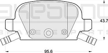 Akebono AN-4277WKE - Brake Pad Set, disc brake car-mod.net