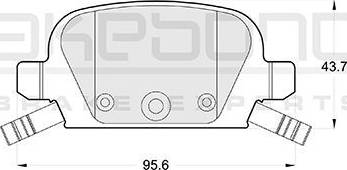 Akebono AN-4277WK - Brake Pad Set, disc brake car-mod.net