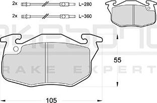 Akebono AN-4753WK - Brake Pad Set, disc brake car-mod.net