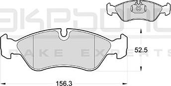 Akebono AN-4763KE - Brake Pad Set, disc brake car-mod.net