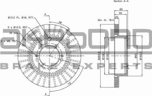 Akebono BN-0967 - Brake Disc car-mod.net